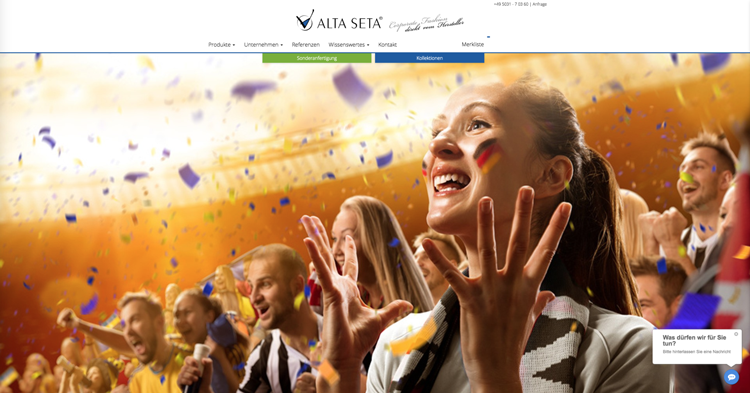 alphaNEXT Refezenz: alta-seta.de
